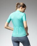 ALÉ Kolesarski dres s kratkimi rokavi - PRAGMA COLOR BLOCK - turkizna