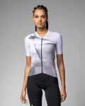 ALÉ Kolesarski dres s kratkimi rokavi - SPRINTER R-EV1 - bela/vijolična/siva