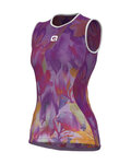 ALÉ Kolesarska  majica brez rokavov - LILIUM INTIMO - vijolična/rdeča/oranžna