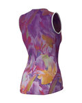 ALÉ Kolesarska  majica brez rokavov - LILIUM INTIMO - vijolična/rdeča/oranžna