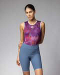 ALÉ Kolesarska  majica brez rokavov - LILIUM INTIMO - vijolična/rdeča/oranžna