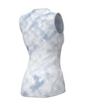 ALÉ Kolesarska  majica brez rokavov - ATMOSFERA INTIMO - bela/svetlo modra