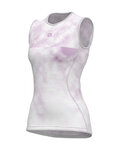 ALÉ Kolesarska  majica brez rokavov - ATMOSFERA INTIMO - bela/svetlo modra