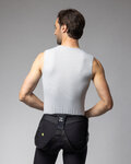 ALÉ Kolesarska  majica brez rokavov - STEAM INTIMO - bela