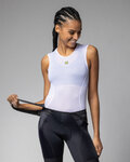 ALÉ Kolesarska  majica brez rokavov - VELO ACTIVE INTIMO - bela