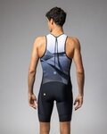 ALÉ Kolesarski kombinezon - HORIZON TRIATHLON - bela/siva/črna