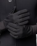 ALÉ Kolesarske  rokavice z dolgimi prsti - RIPARO - črna