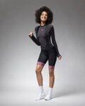 ALÉ Kolesarske kratke hlače z naramnicami - PR-E HIKE - črna
