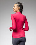 ALÉ Kolesarski dres z dolgimi rokavi zimski - PR-E FOLLOW ME 2.0 LADY - rožnata