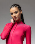 ALÉ Kolesarski dres z dolgimi rokavi zimski - PR-E FOLLOW ME 2.0 LADY - rožnata
