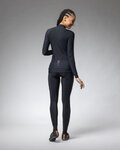 ALÉ Kolesarski dres z dolgimi rokavi zimski - R-EV1 WARM RACE 2.0 LADY - črna