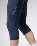 ALÉ Kolesarske 3/4 hlače z naramnicami - R-EV1 VOLTAGE - modra