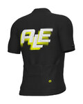 ALÉ Kolesarski dres s kratkimi rokavi - SAUVAGE 2.0 PR-E - črna