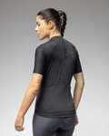 ALÉ Kolesarski dres s kratkimi rokavi - EARTHY STYLE 2.0 PR-E - črna