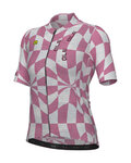 ALÉ Kolesarski dres s kratkimi rokavi - MULTIVERSO 2.0 PR-E - bela/rdeča