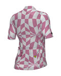 ALÉ Kolesarski dres s kratkimi rokavi - MULTIVERSO 2.0 PR-E - bela/rdeča