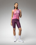 ALÉ Kolesarski dres brez rokavov - PRAGMA SURFACE PR-E - rožnata/rdeča
