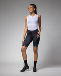 ALÉ Kolesarske kratke hlače brez naramnic - STRADA 2.0 PR-E - črna