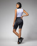 ALÉ Kolesarske kratke hlače brez naramnic - STRADA 2.0 PR-E - črna