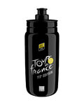 ELITE Kolesarska steklenica za vodo - FLY TOUR DE FRANCE BLACK MAP 550 ML 2026 - črna