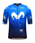 GOBIK Kolesarski dres s kratkimi rokavi - INFINITY MOVISTAR TEAM 2024 - modra/bela
