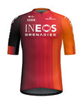 GOBIK Kolesarski dres s kratkimi rokavi - ODYSSEY INEOS GRENADIERS 2025 - oranžna/rdeča