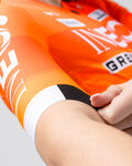 GOBIK Kolesarski dres s kratkimi rokavi - ODYSSEY INEOS GRENADIERS 26 - bela/oranžna