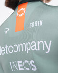 GOBIK Kolesarski dres s kratkimi rokavi - ODYSSEY NETCOMPANY INEOS 26 - zelena/oranžna