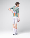 GOBIK Kolesarski dres s kratkimi rokavi - ODYSSEY NETCOMPANY INEOS 26 - zelena/oranžna