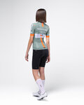 GOBIK Kolesarski dres s kratkimi rokavi - ODYSSEY NETCOMPANY INEOS 26 - zelena/oranžna