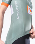 GOBIK Kolesarski dres s kratkimi rokavi - ODYSSEY NETCOMPANY INEOS 26 - zelena/oranžna