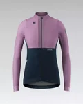 GOBIK Kolesarski dres z dolgimi rokavi zimski - HYDER BLEND WOMEN - vijolična/modra