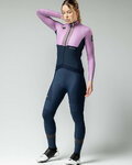 GOBIK Kolesarski dres z dolgimi rokavi zimski - HYDER BLEND WOMEN - vijolična/modra