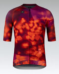 GOBIK Kolesarski dres s kratkimi rokavi - CX SOLID - rdeča/bordo/rožnata