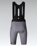 GOBIK Kolesarske kratke hlače z naramnicami - ABSOLUTE 7.0 - siva