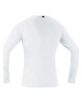 GORE Kolesarska  majica z dolgimi rokavi - BASE LAYER - bela