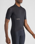SPORTFUL Kolesarski dres s kratkimi rokavi - CLASSIC - črna