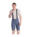 SPORTFUL Kolesarske kratke hlače z naramnicami - PULSE - modra