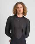 SPORTFUL Kolesarska  majica z dolgimi rokavi - WINTER LAYER TEE LS - črna