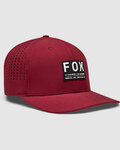 FOX Kolesarska kapa - NON STOP TECH FLEXFIT - bordo