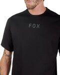 FOX Kolesarski dres s kratkimi rokavi - RANGER WORDMARK - črna