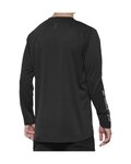 100% SPEEDLAB Kolesarski dres z dolgimi rokavi poletni - RIDECAMP - črna