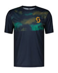 SCOTT Kolesarski dres s kratkimi rokavi - TRAIL VERTIC - modra
