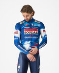 CASTELLI Kolesarski dres z dolgimi rokavi zimski - PRO THERMAL QUICK STEP 2025 - modra/rdeča