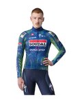 CASTELLI Kolesarski dres z dolgimi rokavi poletni - MID WEIGHT 2 LS TEAM SOUDAL QUICK-STEP 2026 - modra