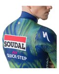 CASTELLI Kolesarski dres z dolgimi rokavi poletni - MID WEIGHT 2 LS TEAM SOUDAL QUICK-STEP 2026 - modra