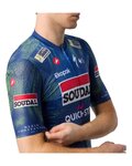 CASTELLI Kolesarski dres s kratkimi rokavi - COMPETIZIONE 4 TEAM SOUDAL QUICK-STEP 2026 - modra/zelena