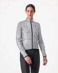 CASTELLI nepremočljiva jakna - SQUALL SHELL W - srebrna