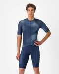 CASTELLI Kolesarske kratke hlače z naramnicami - COMPETIZIONE 2 KIT - modra