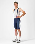 CASTELLI Kolesarske kratke hlače z naramnicami - COMPETIZIONE 2 KIT - modra